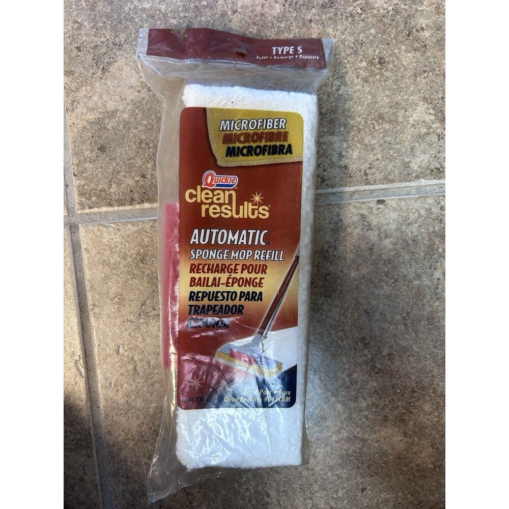 Quickie Clean Results Type S Automatic Sponge Mop Head Refill #0442CRM